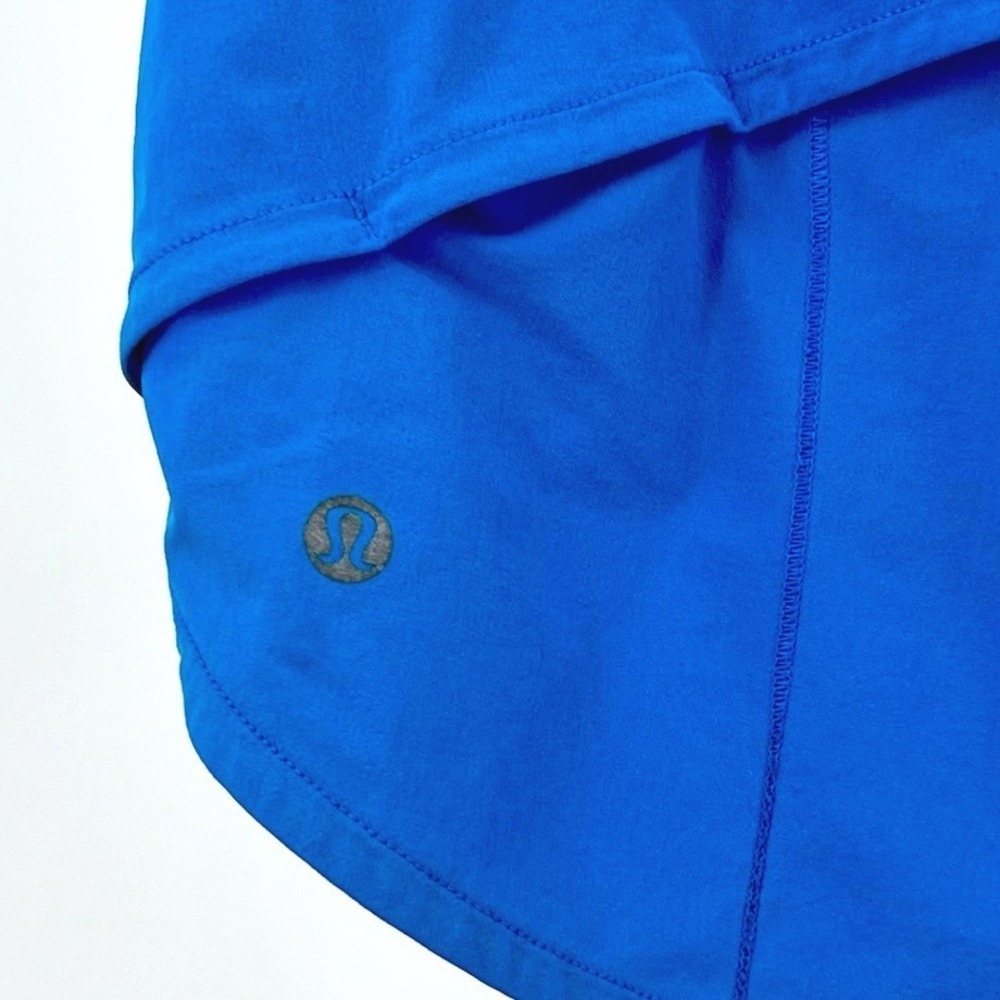 Lululemon Speed Up Low Rise Shorts Womens 6 Bright Blue 2.5" Lined - Picture 7 of 7
